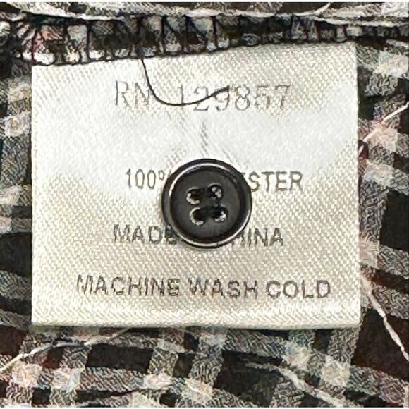 The Shirt by Rochelle Behrens Ruffled Tier Mini Dress in Black/Red NWT Large - Picture 6 of 7